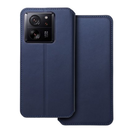 Obal DUAL POCKET Book case pre XIAOMI 13T / 13T Pro tmavo modrý