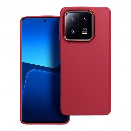 Štýlový kryt FRAME Case pre Xiaomi 13 červený