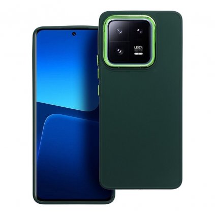 Štýlový kryt FRAME Case pre Xiaomi 13 zelený