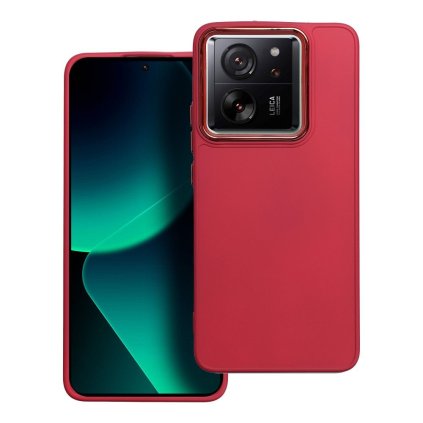 Štýlový kryt FRAME Case pre Xiaomi 13T červený