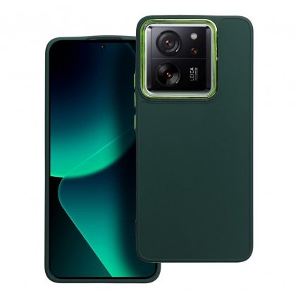 Štýlový kryt FRAME Case pre Xiaomi 13T zelený