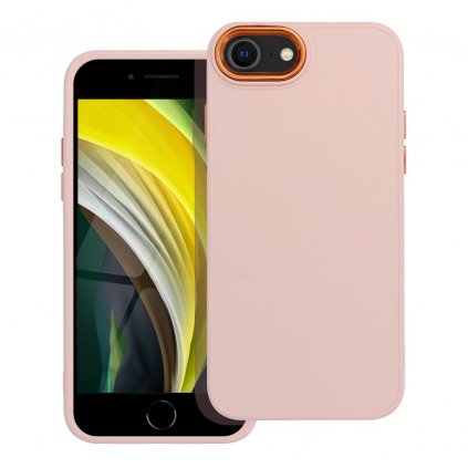 Štýlový kryt FRAME Case pre IPHONE SE 2020 ružový