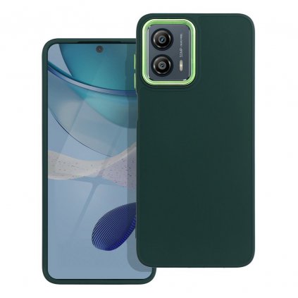 Štýlový kryt FRAME Case pre MOTOROLA G53 / G13 zelený