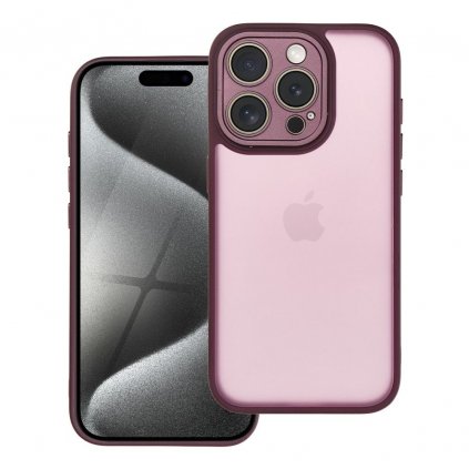 Farebný kryt VARIETE Case pre IPHONE 15 Pro fialový