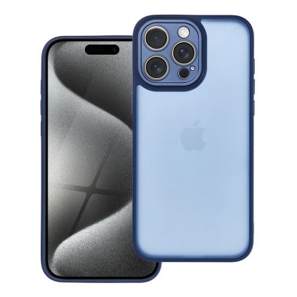 Farebný kryt VARIETE Case pre IPHONE 15 Pro Max modrý