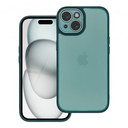 Farebný kryt VARIETE Case pre IPHONE 15 zelený