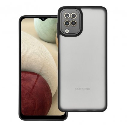 Farebný kryt VARIETE Case pre SAMSUNG A12 / M12 čierny