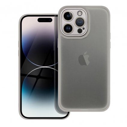 Farebný kryt VARIETE Case pre IPHONE 14 Pro Max sivý