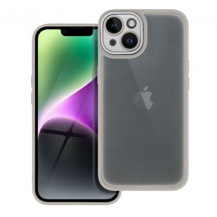 Farebný kryt VARIETE Case pre IPHONE 14 sivý