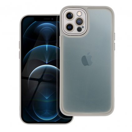 Farebný kryt VARIETE Case pre IPHONE 12 PRO sivý