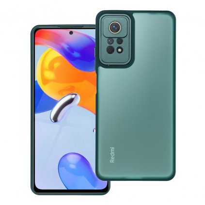 Farebný kryt VARIETE Case pre XIAOMI Redmi NOTE 11 PRO / 11 PRO 5G zelený