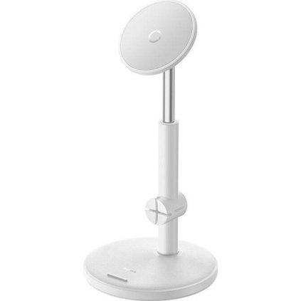 Baseus MagPro Magnetický stolný stojan na telefón biely BS-HP014