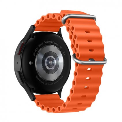 FORCELL F-DESIGN FS01 remienok pre Samsung Watch 20 mm oranžový
