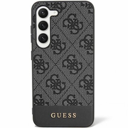 Originálne puzdro GUESS GUHCS24MG4GLGR pre SAMSUNG S24 Plus (4G Bottom Stripe / čierne)