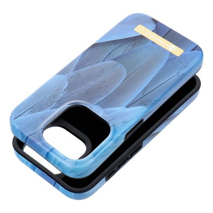 Kryt  F-PROTECT Mirage s MagSafe pre IPHONE 15 PRO modré perie