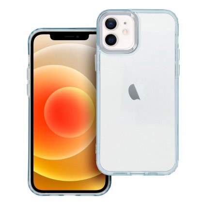 Extravagantný kryt PEARL pre IPHONE 12 svetlo modrý