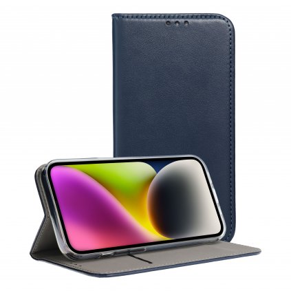 Obal Smart Magneto book pre XIAOMI REDMI NOTE 12 PRO PLUS 5G tmavo modrý