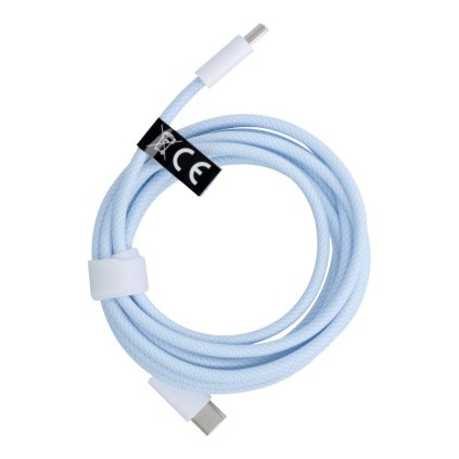 Kábel USB-C na USB-C Power Delivery PD 60W 3A 2m modrý C263