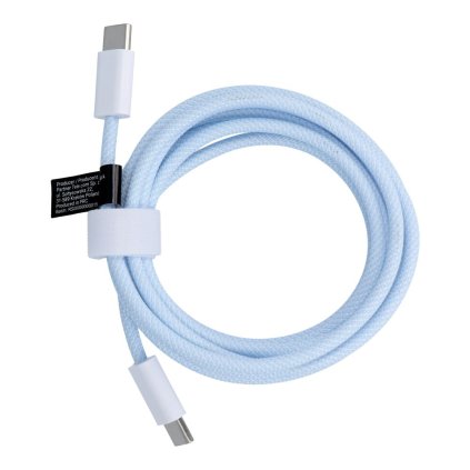Kábel USB-C na USB-C Power Delivery PD 60W 3A 1,5m modrý C263