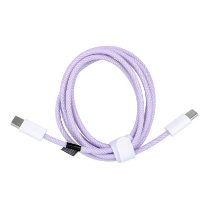 Kábel USB-C na USB-C Power Delivery PD 60W 3A 1,5m fialový C263