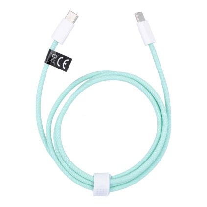 Kábel USB-C na USB-C Power Delivery PD 60W 3A 1m zelený C263