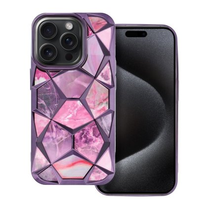 Štýlový kryt TWINKI pre IPHONE 13 fialový