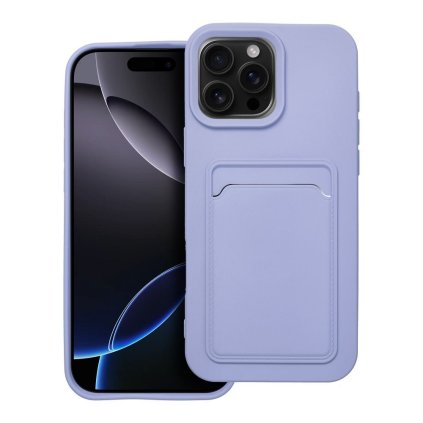 Puzdro CARD case pre IPHONE 16 Pro Max fialové