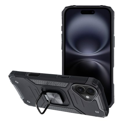 Odolný kryt NITRO case pre IPHONE 16 čierny