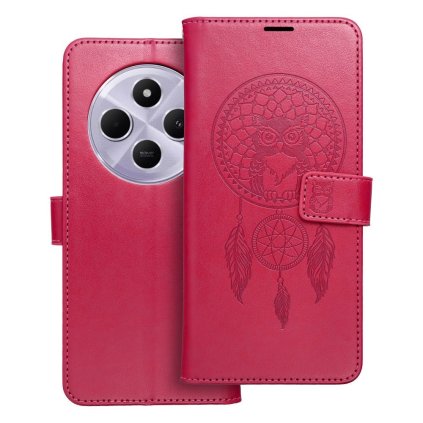 Puzdro MEZZO Book pre XIAOMI Redmi 14C lapač snov - magenta