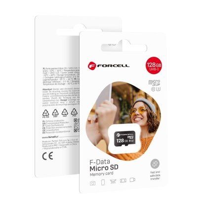 Pamäťová karta FORCELL F-DATA 128 GB UHS-I U3 triedy 10