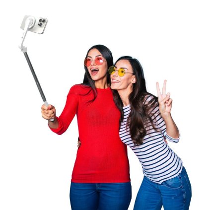 MagSade selfie tyč s bezdrôtovým ovládaním FORCELL F-GRIP MagSelfie S100M čierna