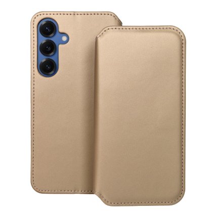 Obal DUAL POCKET Book case pre SAMSUNG S25 zlatý