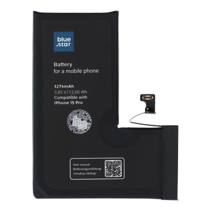 Batéria BLUE STAR HQ  pre IPHONE 15 Pro 3274 mAh
