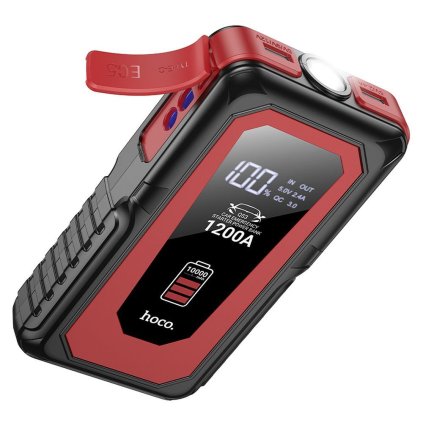 Powerbanka HOCO 10000 mAh s núdzovým štartovaním do auta 2,4A 18W QS3 čierna