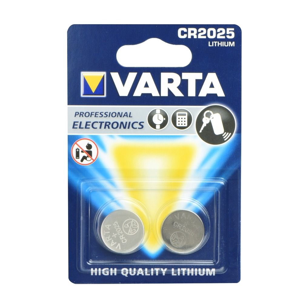Lithiová baterie VARTA 3V CR2025 - 2ks