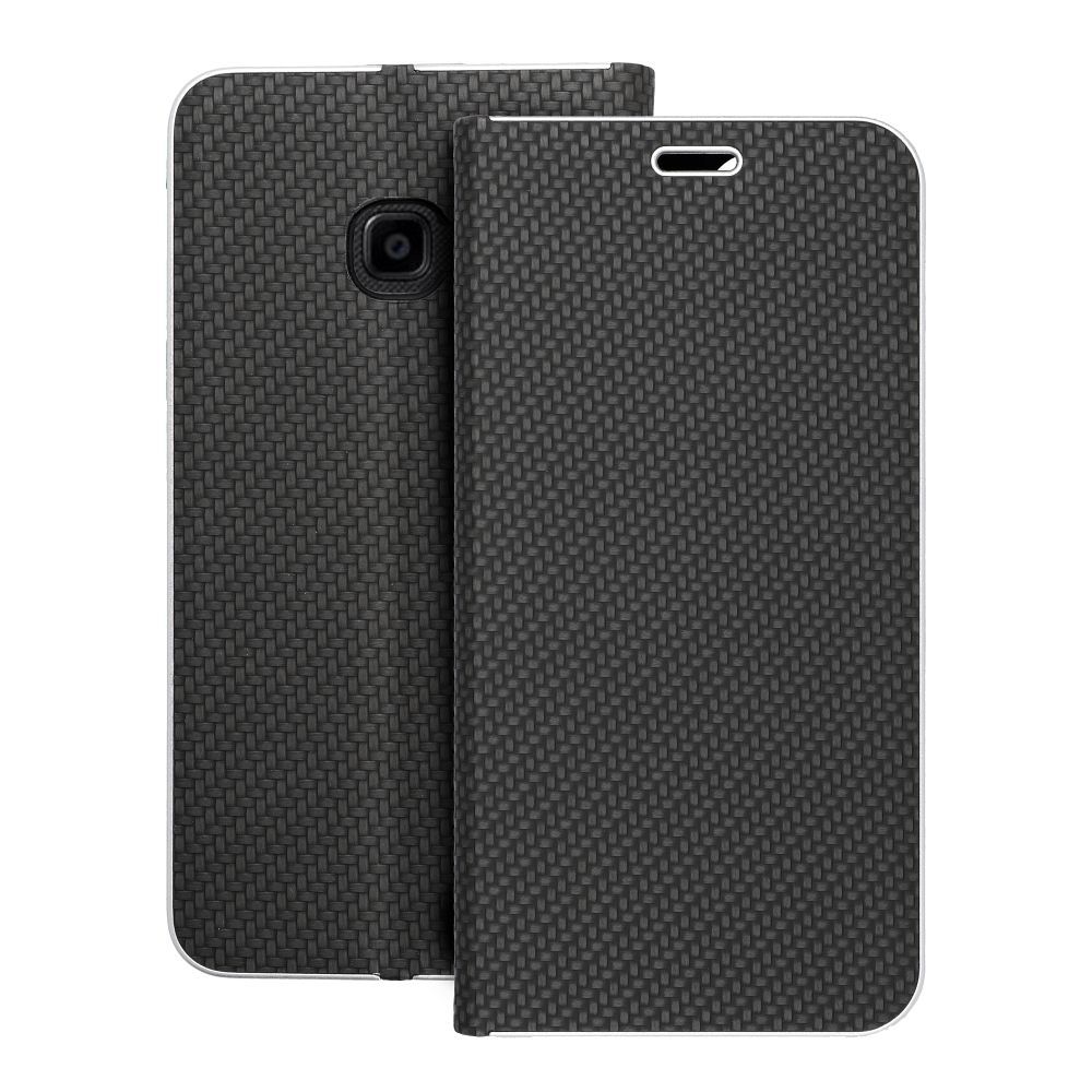 Puzdro LUNA Book Carbon pre SAMSUNG Xcover 4 čierne