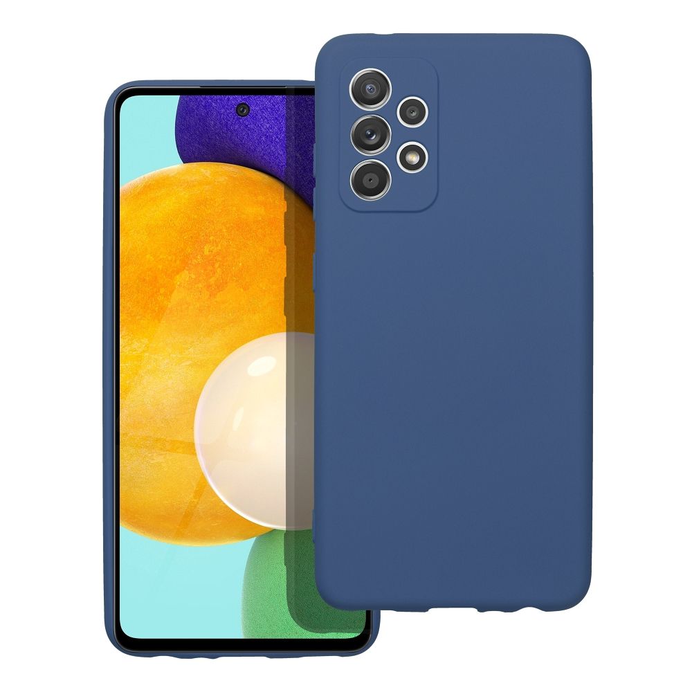 Moderný kryt SILICONE pre SAMSUNG A52 5G / A52 LTE ( 4G ) / A52S modrý