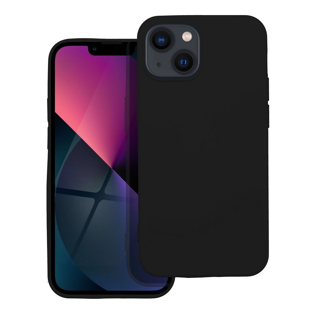 Moderný kryt Case for iPhone 13 MINI Silicone čierny