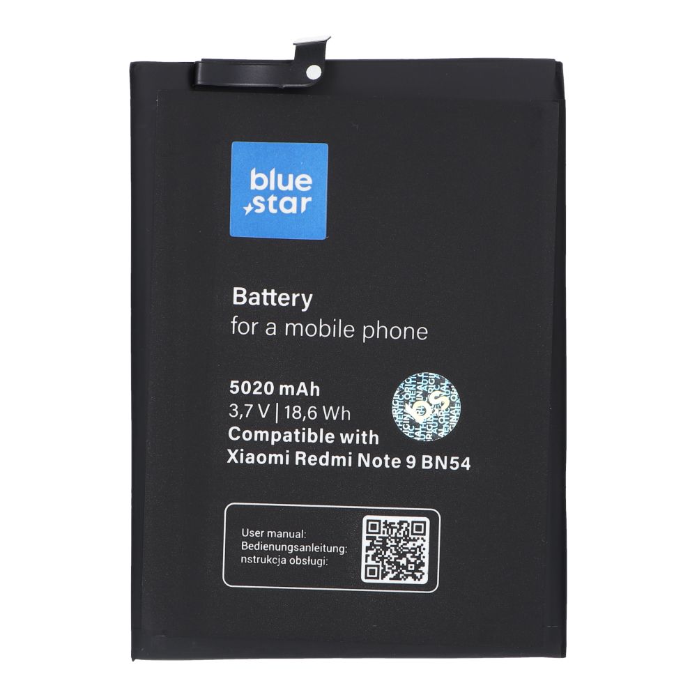 Batéria pre Xiaomi Redmi Note 9 (BN54) 5020 mAh Li-Ion Blue Star