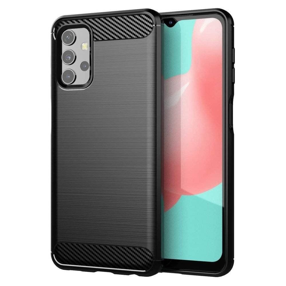 Puzdro CARBON pre SAMSUNG A32 LTE ( 4G ) čierne