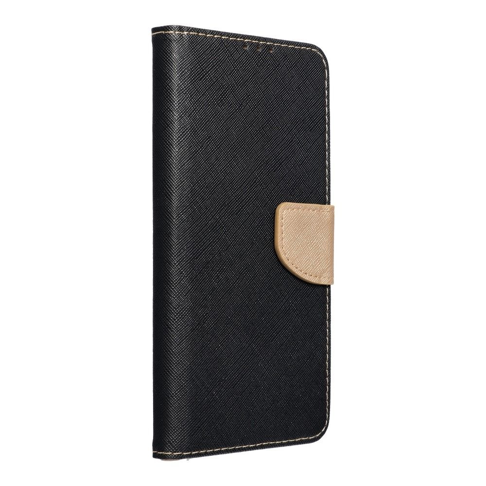 Puzdro FANCY Book pre SAMSUNG S22 Plus čierne / zlaté