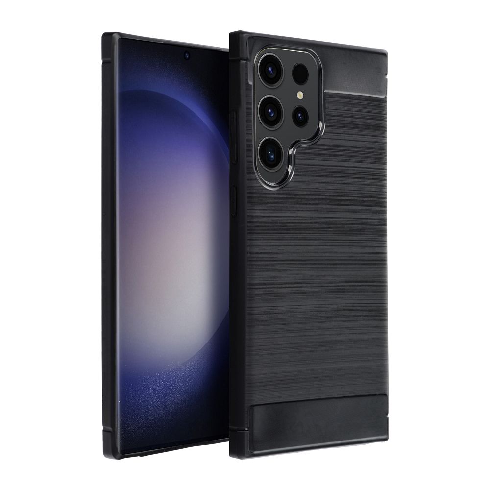 Puzdro CARBON pre SAMSUNG S22 Plus čierne