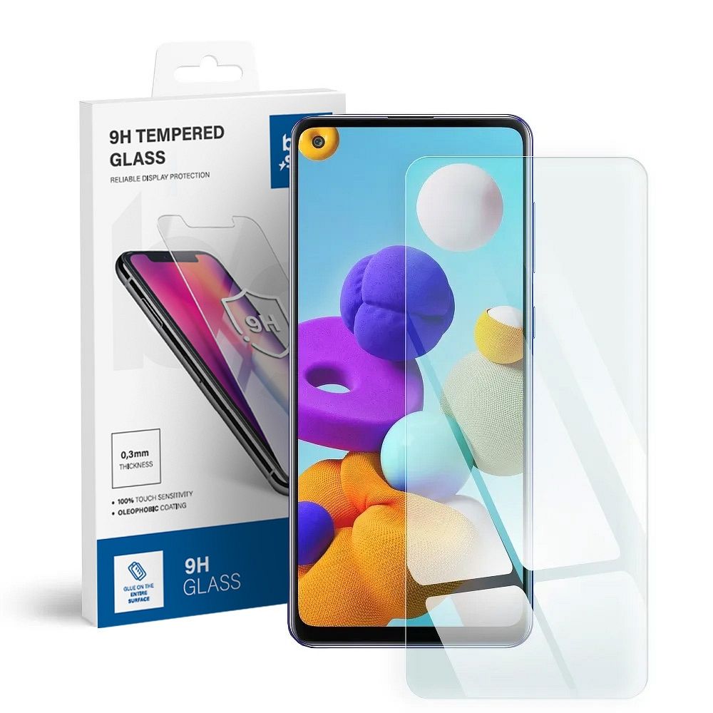 Ochranné tvrdené sklo Blue Star pre SAMSUNG Galaxy A21s