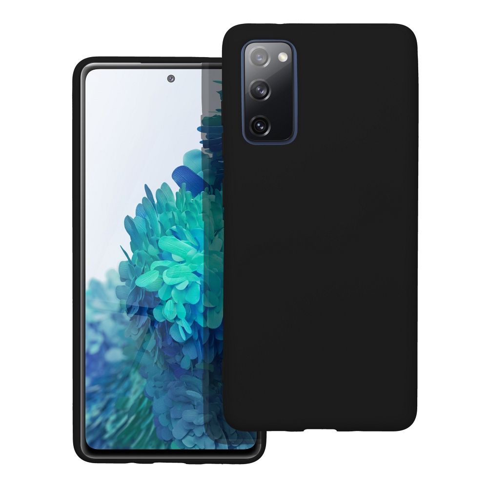 Moderný kryt SILICONE pre SAMSUNG S20 FE / S20 FE 5G čierny