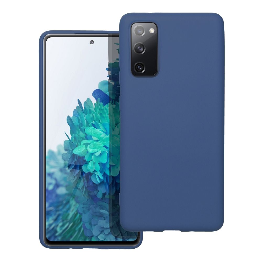Moderný kryt SILICONE pre SAMSUNG S20 FE / S20 FE 5G modrý