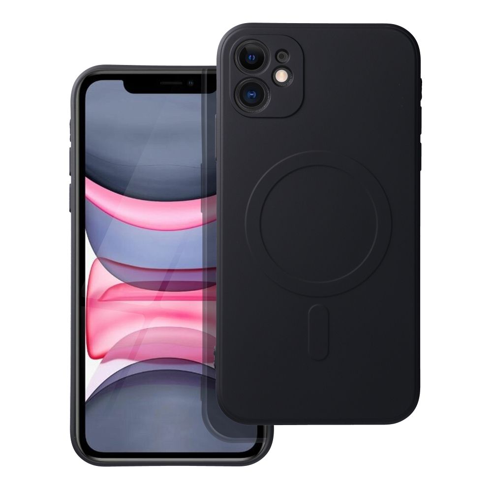 Obal SILICONE MagSafe pre IPHONE 11 čierny