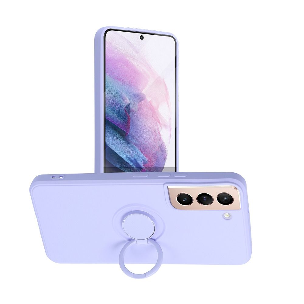 Puzdro SILICONE RING pre SAMSUNG S20 FE / S20 FE 5G fialové