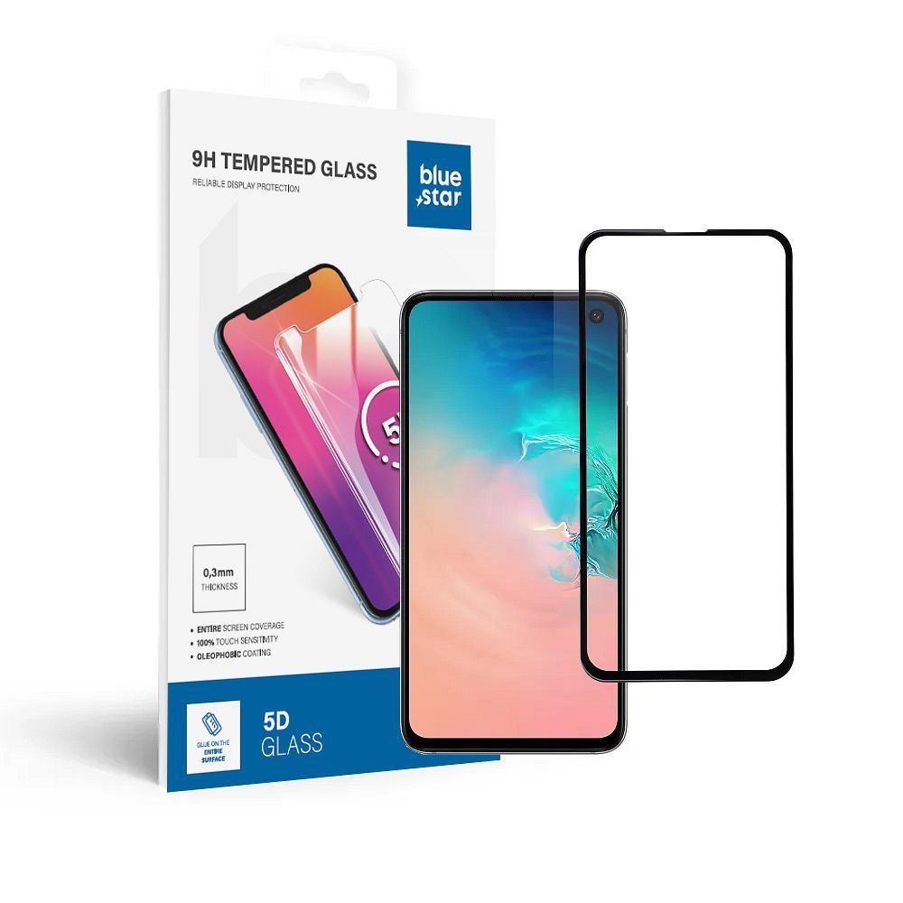 Tvrdené sklo 5D to Samsung Galaxy S10e (full glue / case friendly) Blue Star 5D - okraj čierny