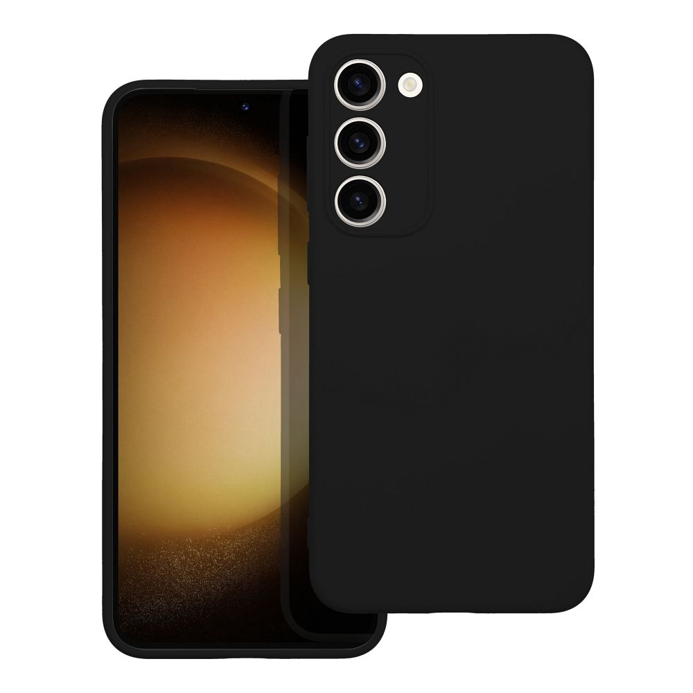 Moderný kryt SILICONE pre SAMSUNG S23 Plus čierny