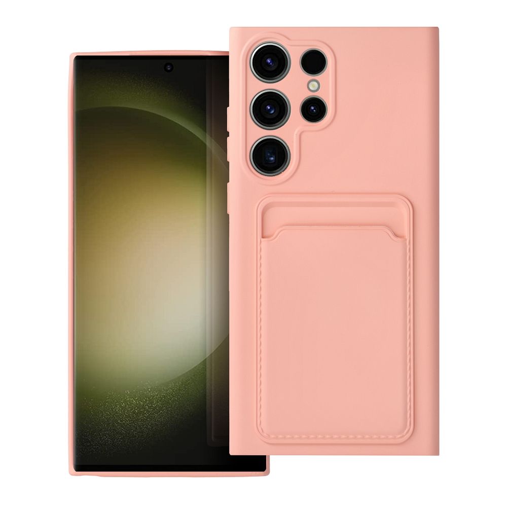 Puzdro CARD case pre SAMSUNG S23 Ultra ružové